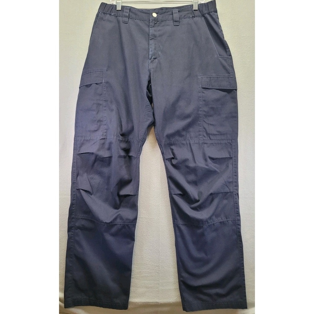 Vertx Phantom LT Cargo Pant Men 36x34 Navy Ripstop Hiking Articulated Knee